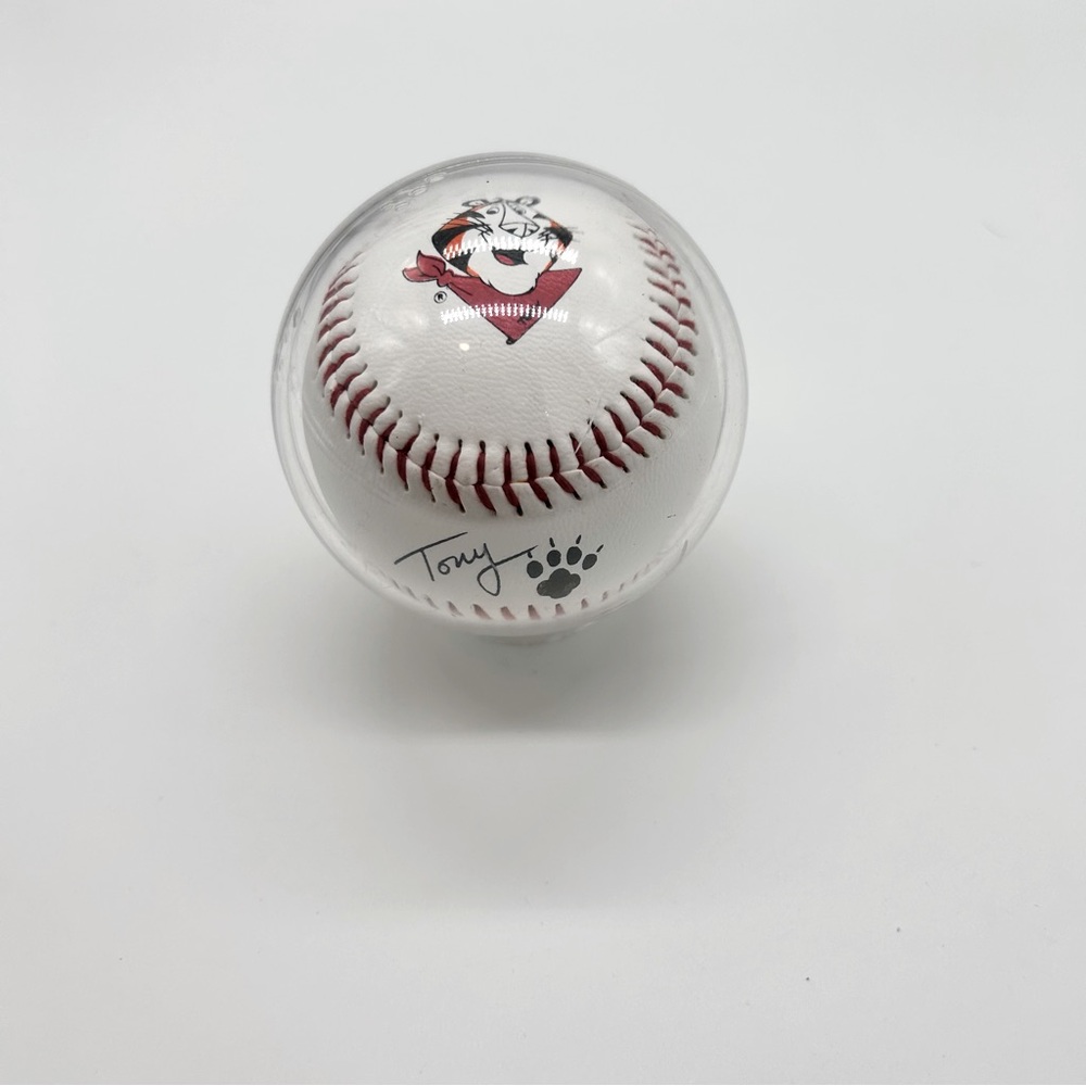 Baseball‎ with Tony, the Tiger on it. Collectible usable.